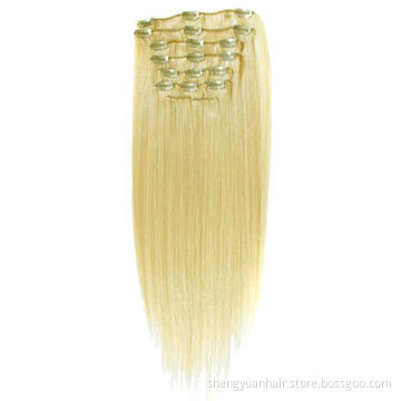 Amazing 100% Remy Human High-quality Clip-in Hair Extension in AAAAA, Silky Straight, Wavy
